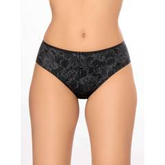 Felina 210288 mini slip VISION BLOOM noir devant